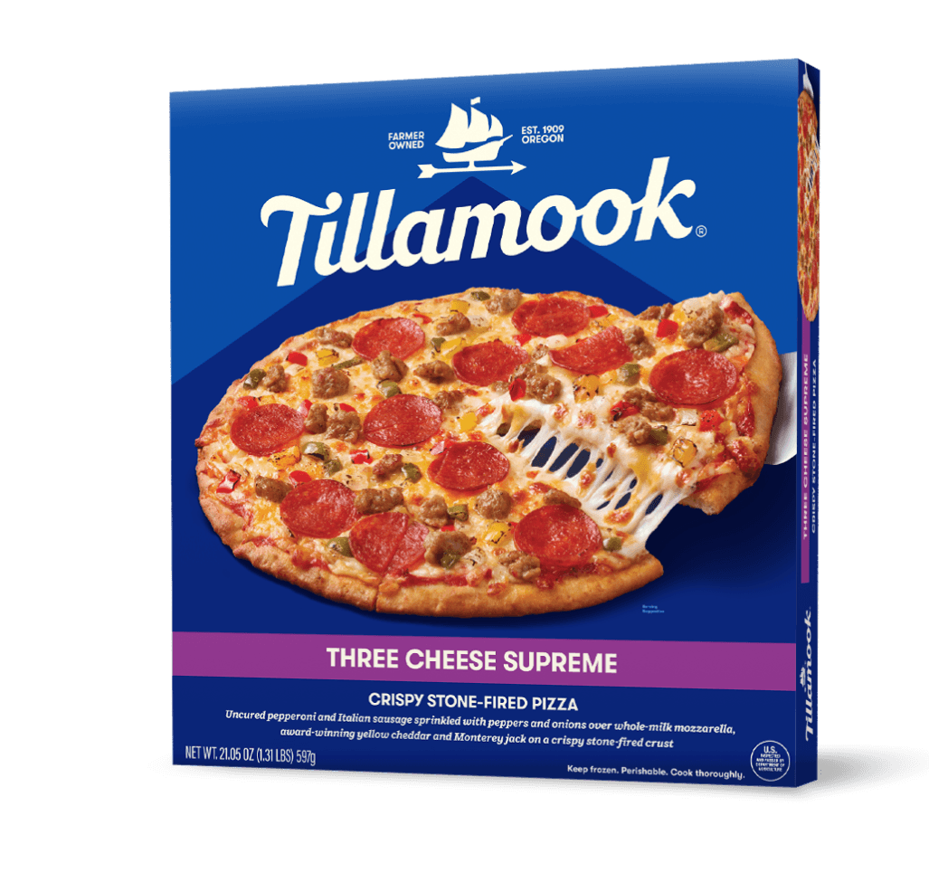 Three Cheese Supreme Pizza